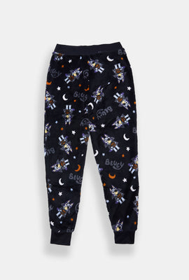 Girls Bluey Graphic Plush Pajama Pant