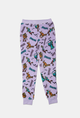 Girls Scooby-Doo Halloween Plush Pajama Pant