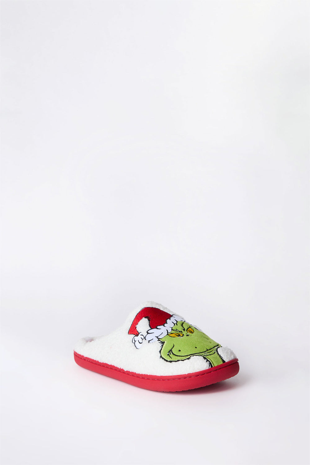 Pantoufles en peluche Le Grinch et Max fille Pantoufles en peluche Le Grinch et Max fille