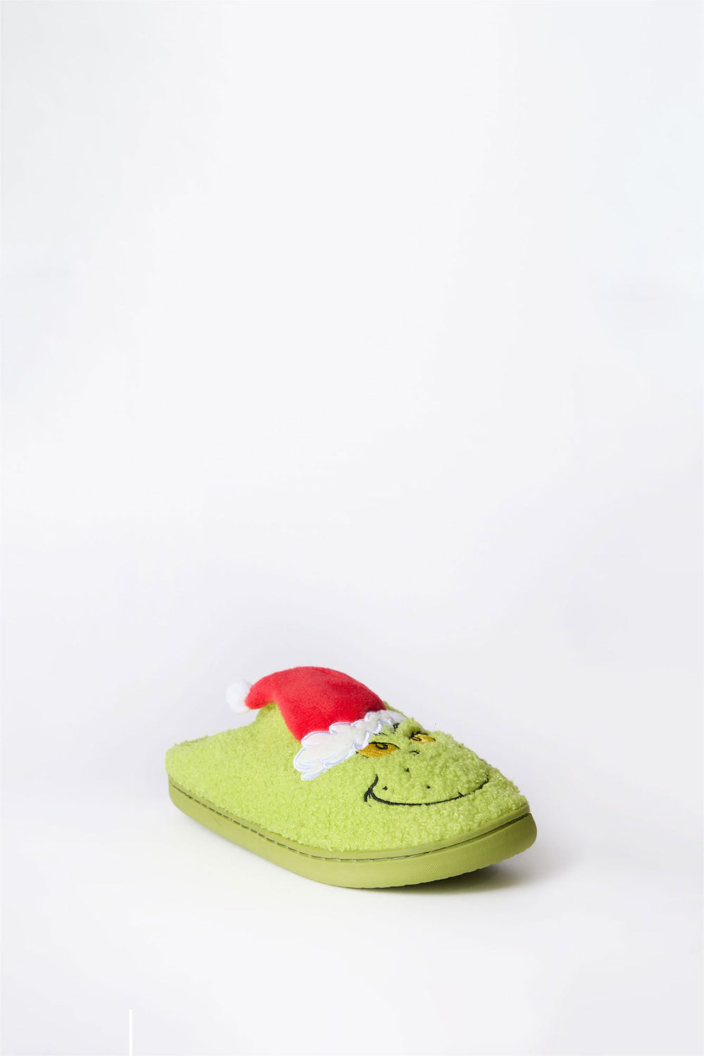 Girls' The Grinch Santa Hat Plush Slippers Girls' The Grinch Santa Hat Plush Slippers