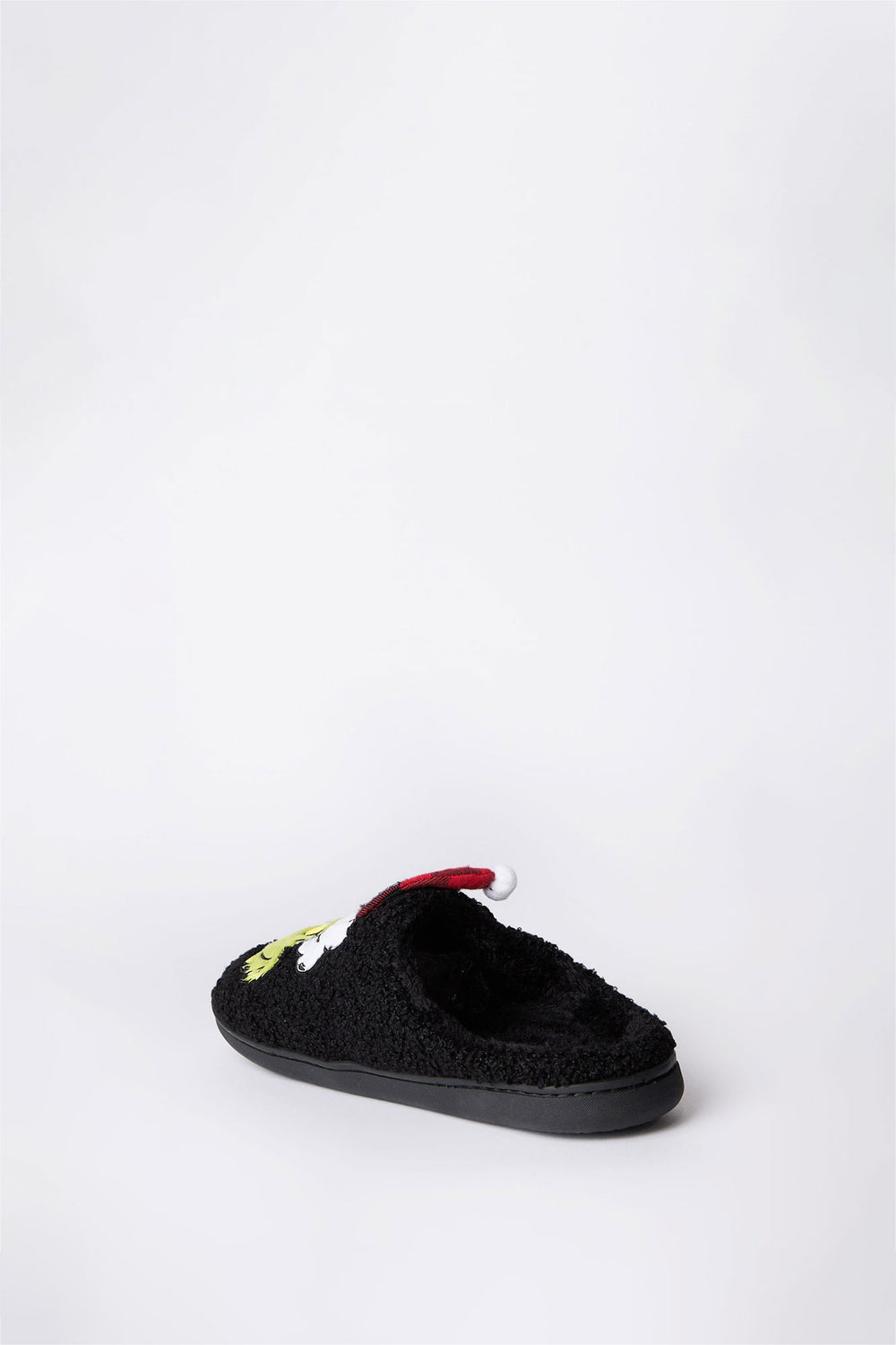 Girls' The Grinch Plaid Santa Hat Plush Slippers Girls' The Grinch Plaid Santa Hat Plush Slippers