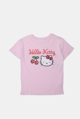 Girls Hello Kitty Cherry Graphic T-Shirt