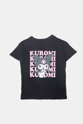 Girls Kuromi Graphic T-Shirt