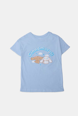 Girls Cinnamoroll Clouds Graphic T-Shirt