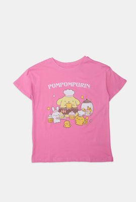 Girls Pompompurin Graphic T-Shirt