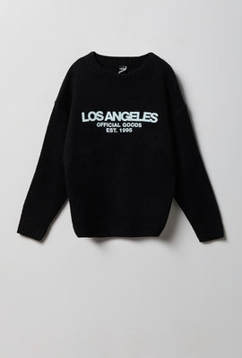 Youth City Graphic Boxy Sweater