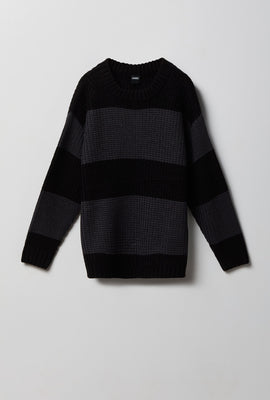 Chandail rayé en jacquard junior