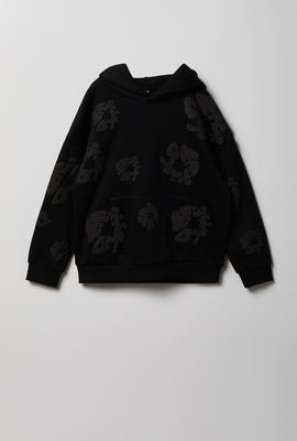 Youth Fleece Puffed Graphic Hoodie