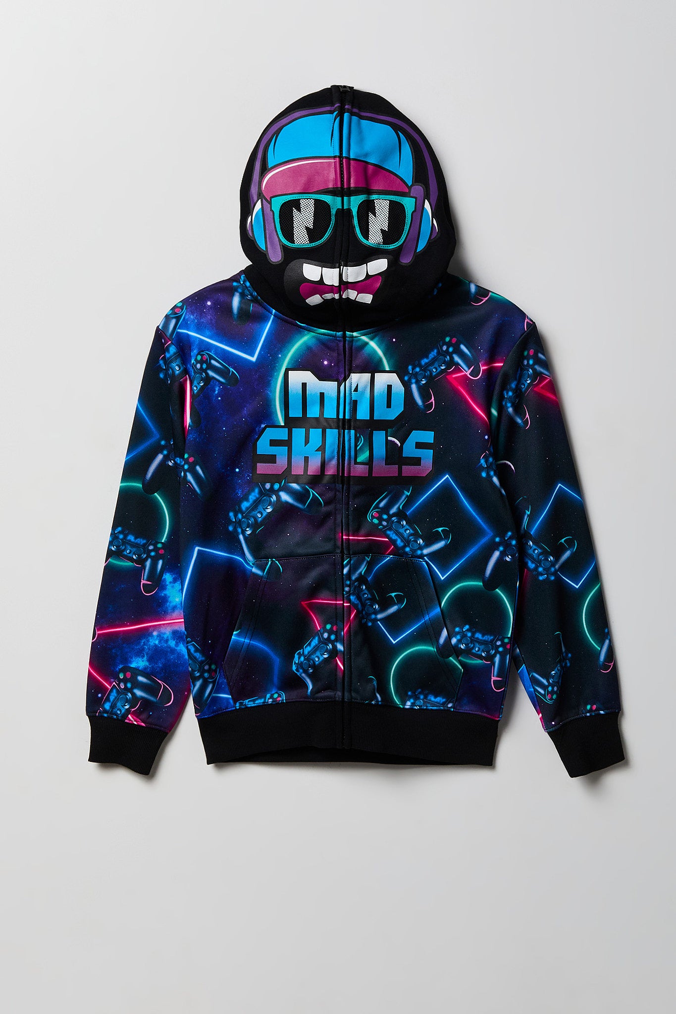 Youth Mad Skills Peeper Zip-Up Hoodie - Multi /