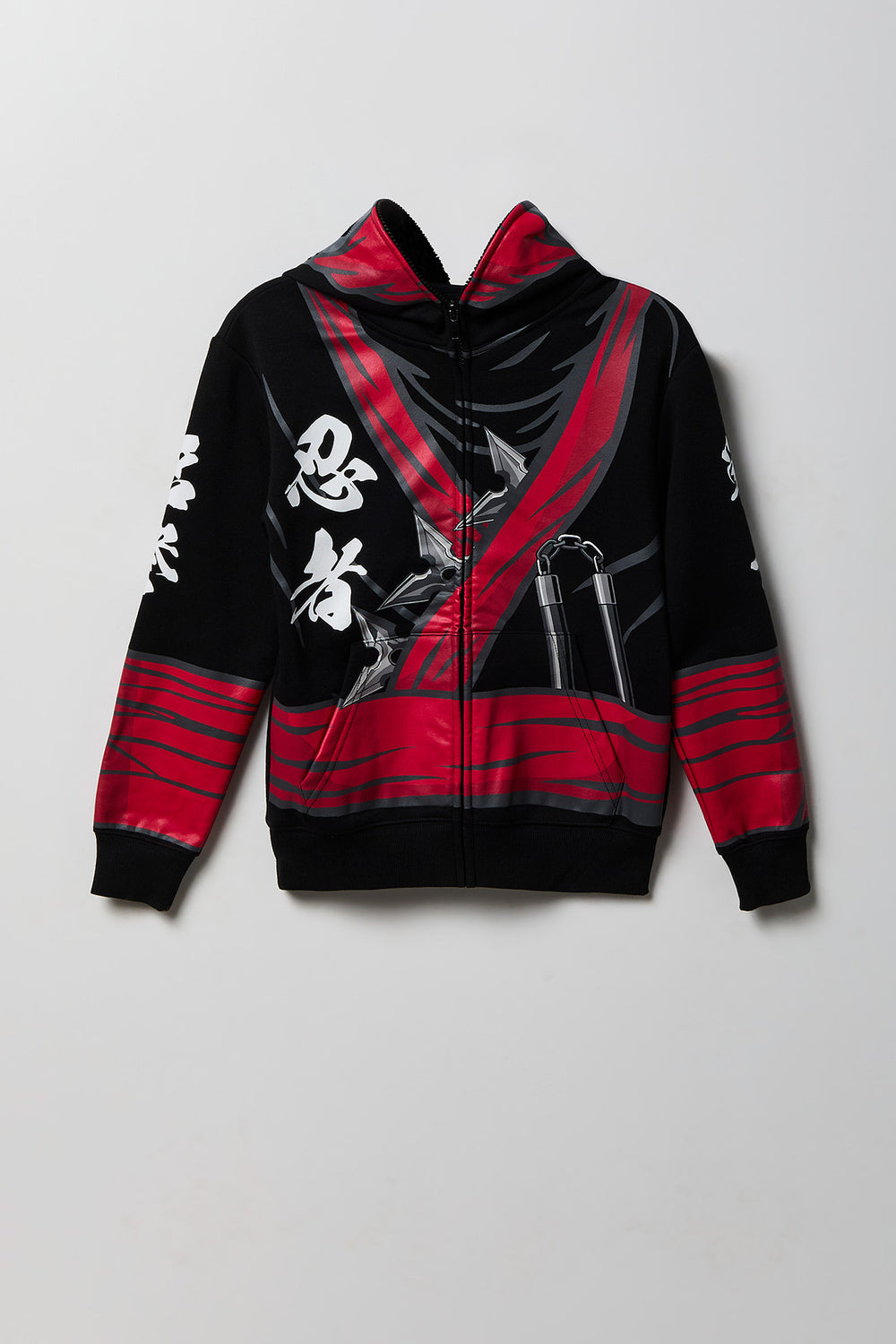 Youth Ninja Peeper Zip-Up Hoodie Youth Ninja Peeper Zip-Up Hoodie
