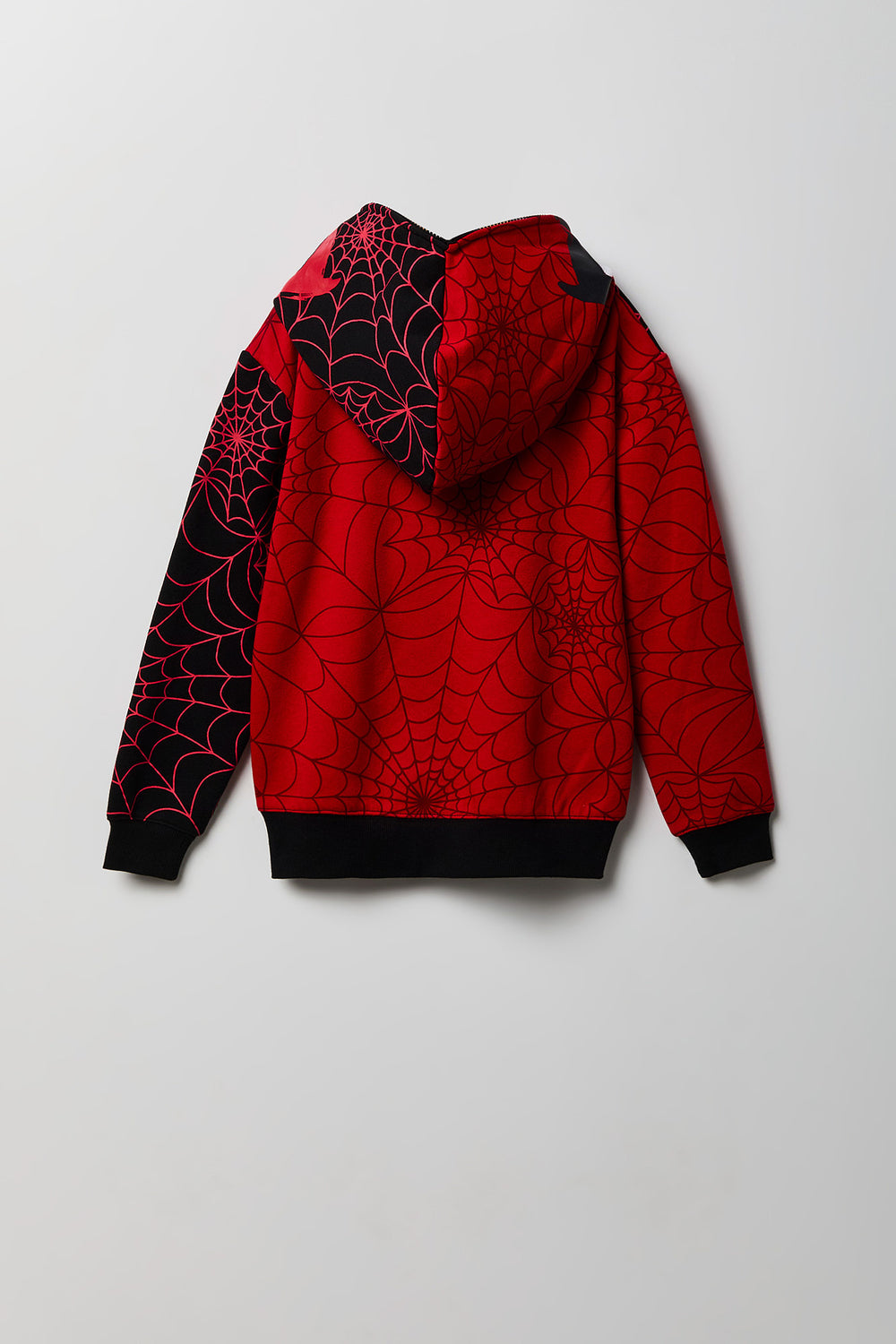 Youth Spider Web Peeper Zip-Up Hoodie Youth Spider Web Peeper Zip-Up Hoodie
