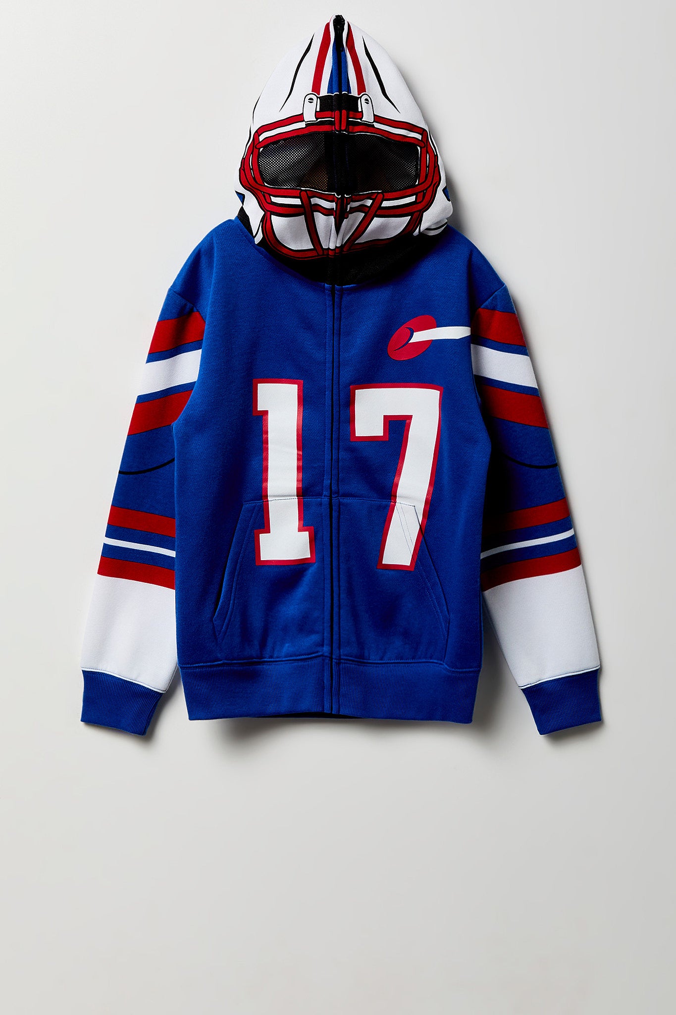 Youth Football Player Full-Zip Peeper Hoodie - Multi /