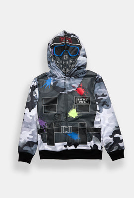 Youth Paintball Zip-Up Peeper Hoodie