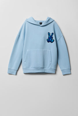 Youth Embroidered Fleece Hoodie