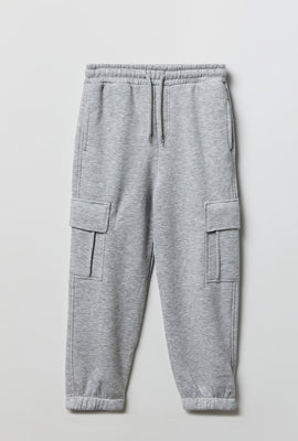 Jogger en molleton cargo junior