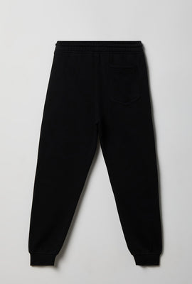 Jogger en molleton style moto junior
