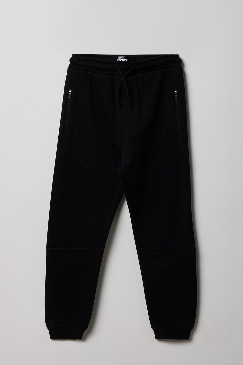 Jogger en molleton à poches zippées Jogger en molleton à poches zippées