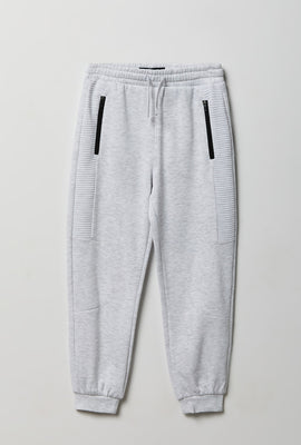 Jogger en molleton style moto junior