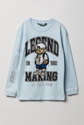 T-shirt à manches longues imprimé junior