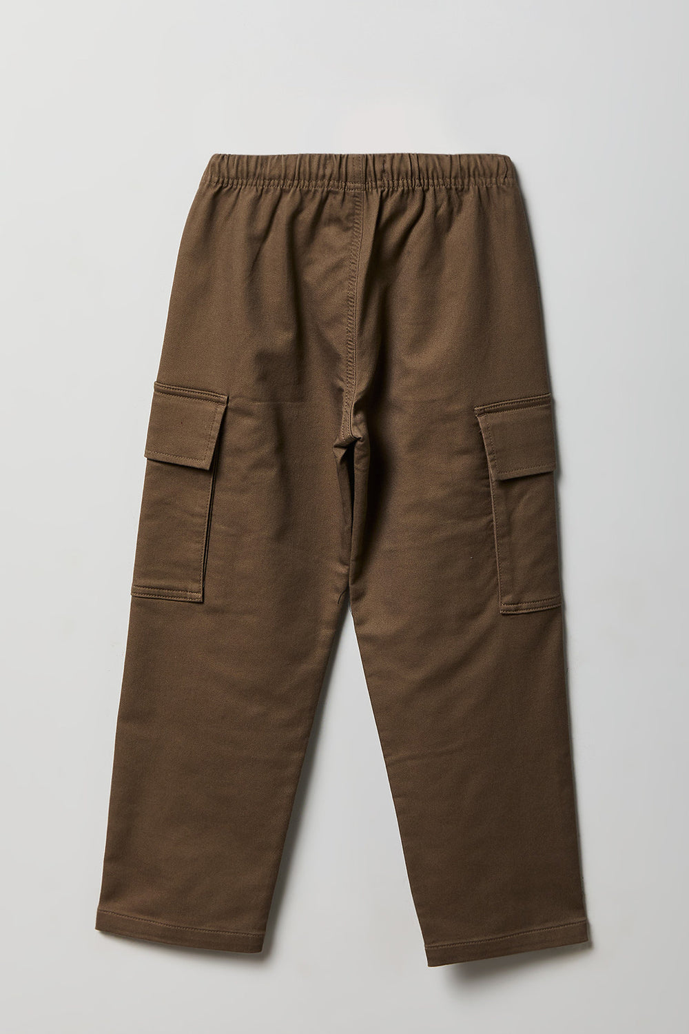 Pantalon cargo droit en tricot doux junior Pantalon cargo droit en tricot doux junior