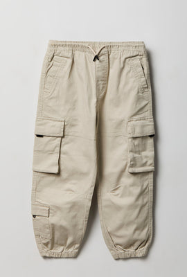 Youth Cargo Twill Jogger