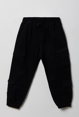 Youth Cargo Twill Jogger
