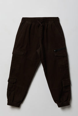 Youth Cargo Twill Jogger