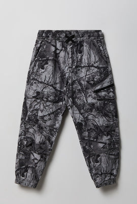 Youth Cargo Twill Jogger