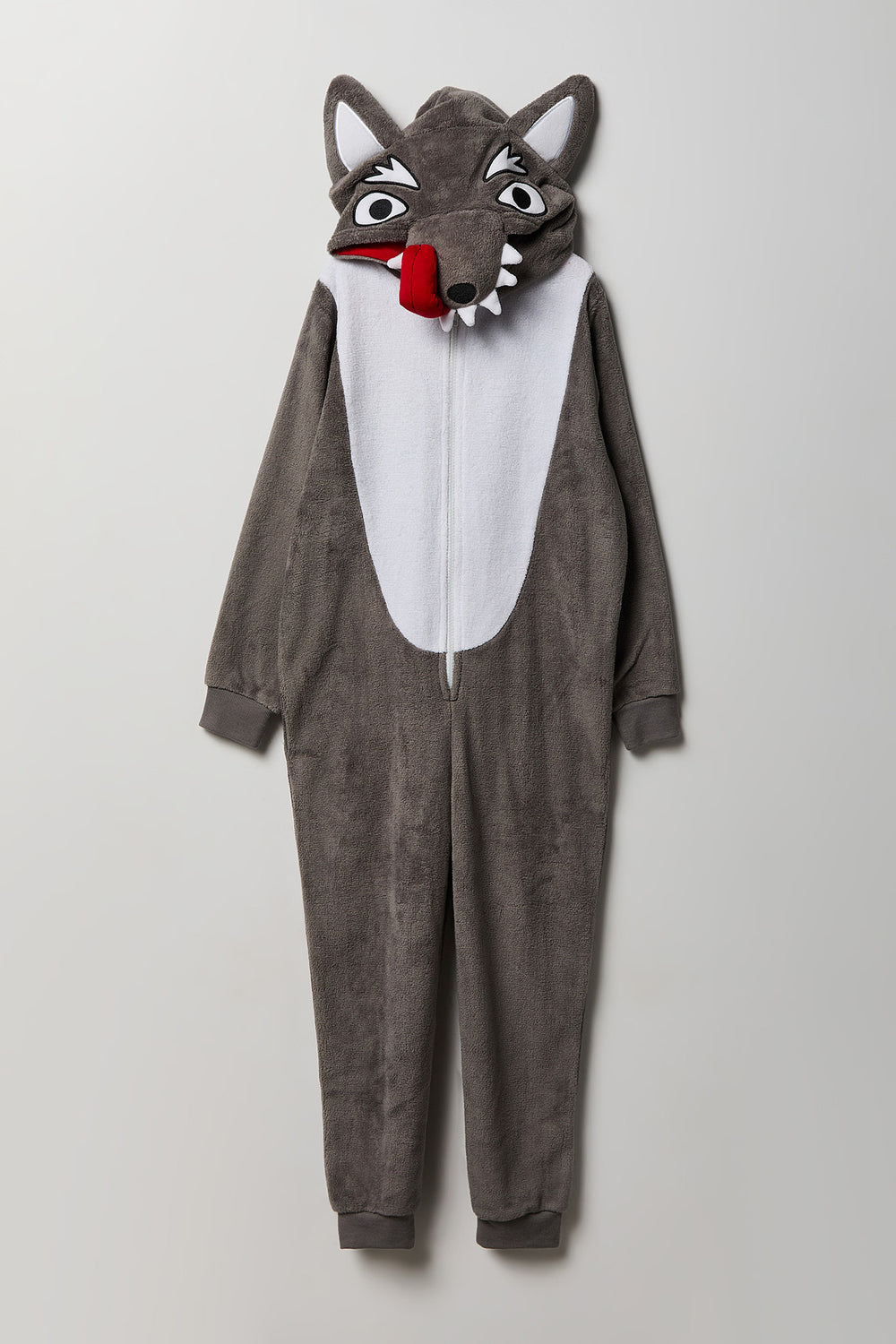 Combinaison en peluche loup 3D junior Combinaison en peluche loup 3D junior