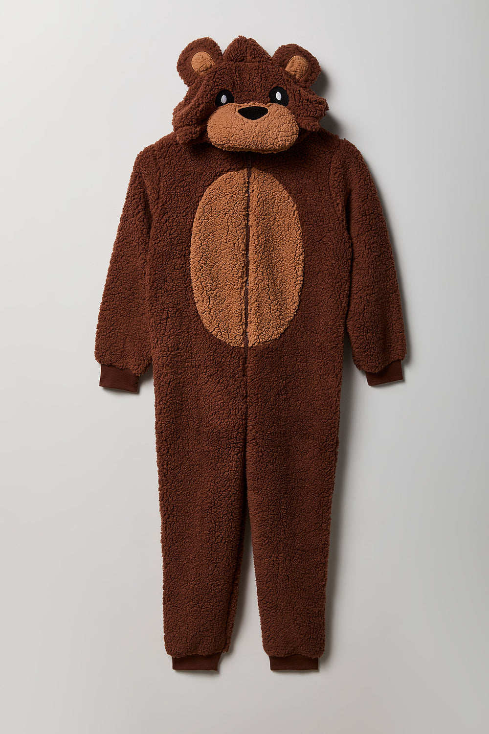 Youth 3D Bear Sherpa Onesie Youth 3D Bear Sherpa Onesie