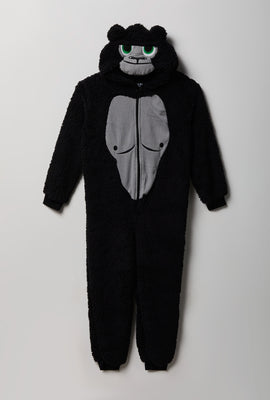Combinaison en sherpa gorille 3D junior