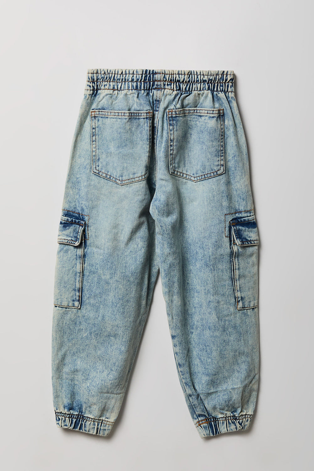 Jogger cargo en denim à motif graffiti junior Jogger cargo en denim à motif graffiti junior