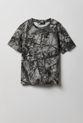 T-shirt imprimé camouflage junior