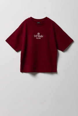 Youth Self Made Embroidered Boxy Tee