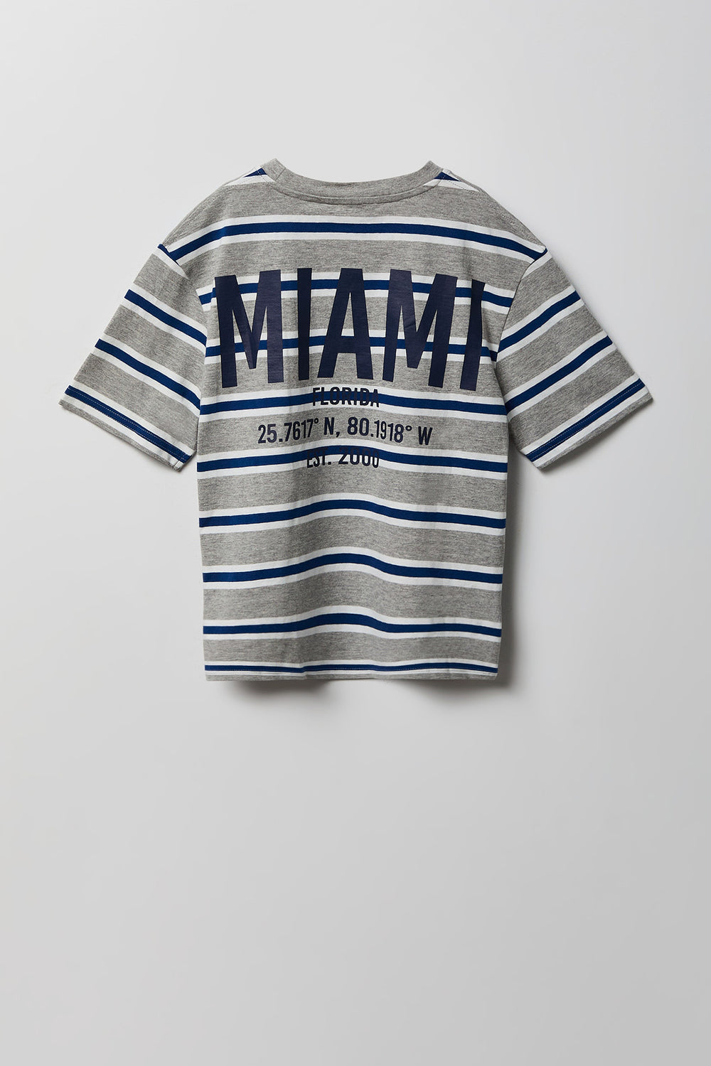 T-shirt à rayures et imprimé graphique junior T-shirt à rayures et imprimé graphique junior