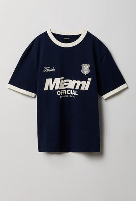 T-shirt ringer imprimé junior