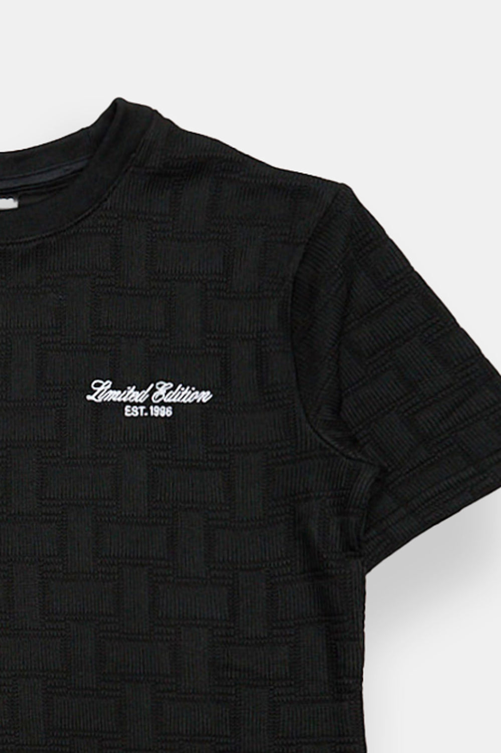 Youth Embroidered Jaquard Tee Youth Embroidered Jaquard Tee