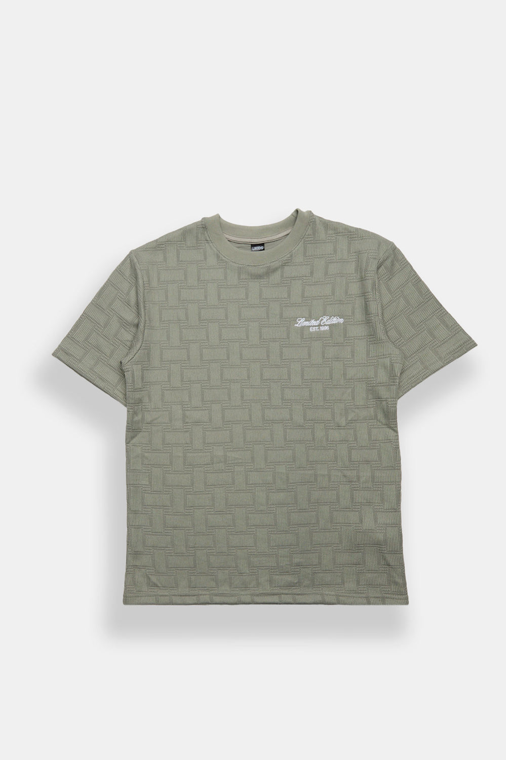 T-shirt brodé en tissu jacquard junior T-shirt brodé en tissu jacquard junior