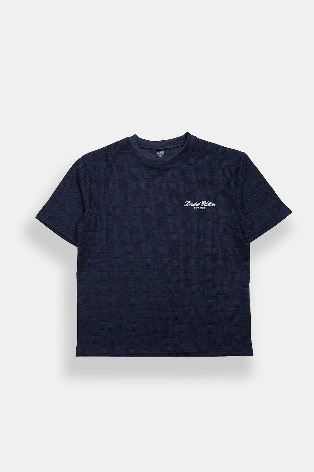T-shirt brodé en tissu jacquard junior T-shirt brodé en tissu jacquard junior