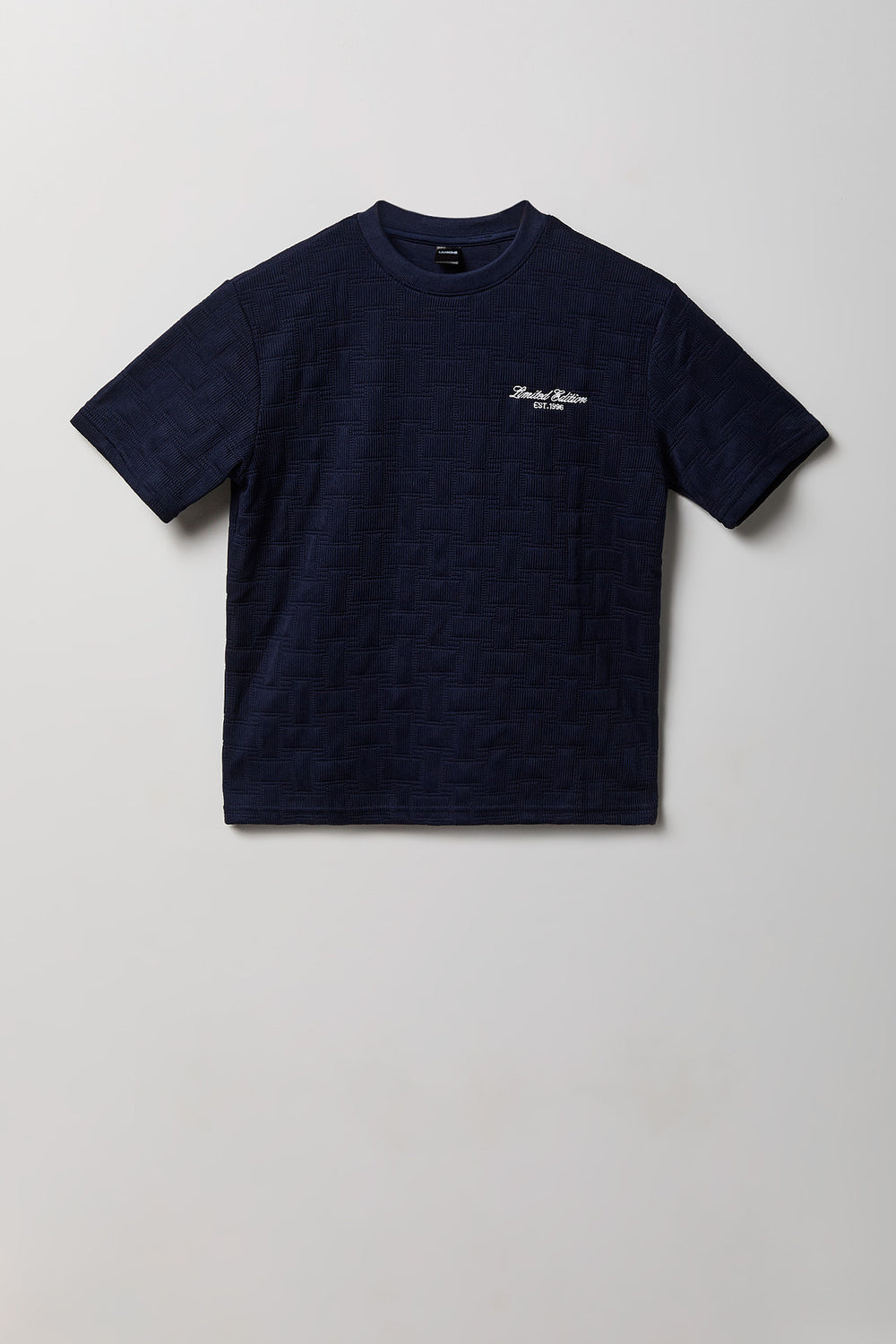 Youth Embroidered Jaquard Tee Youth Embroidered Jaquard Tee