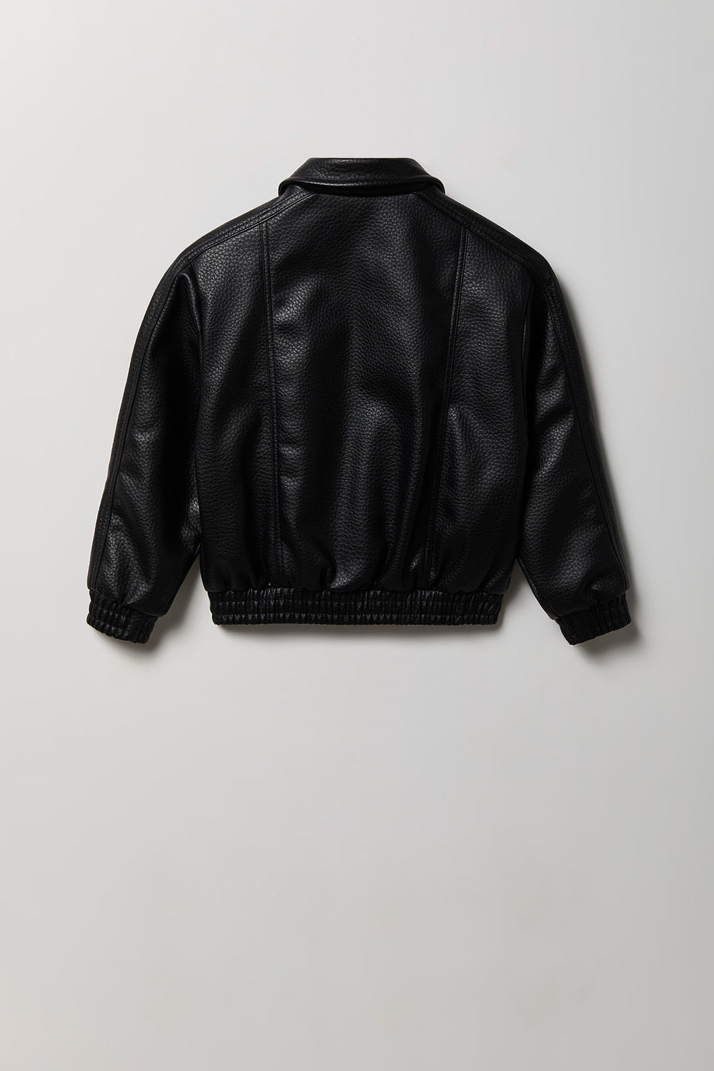 Youth Faux-Leather Bomber Jacket Youth Faux-Leather Bomber Jacket
