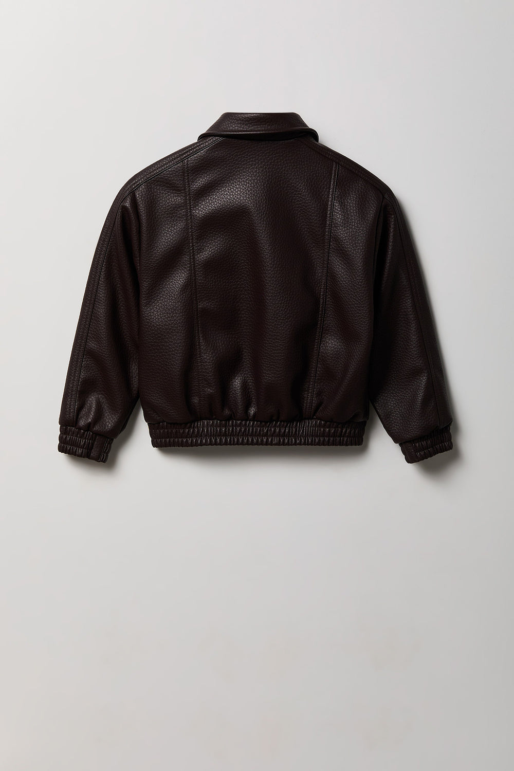 Youth Faux-Leather Bomber Jacket Youth Faux-Leather Bomber Jacket