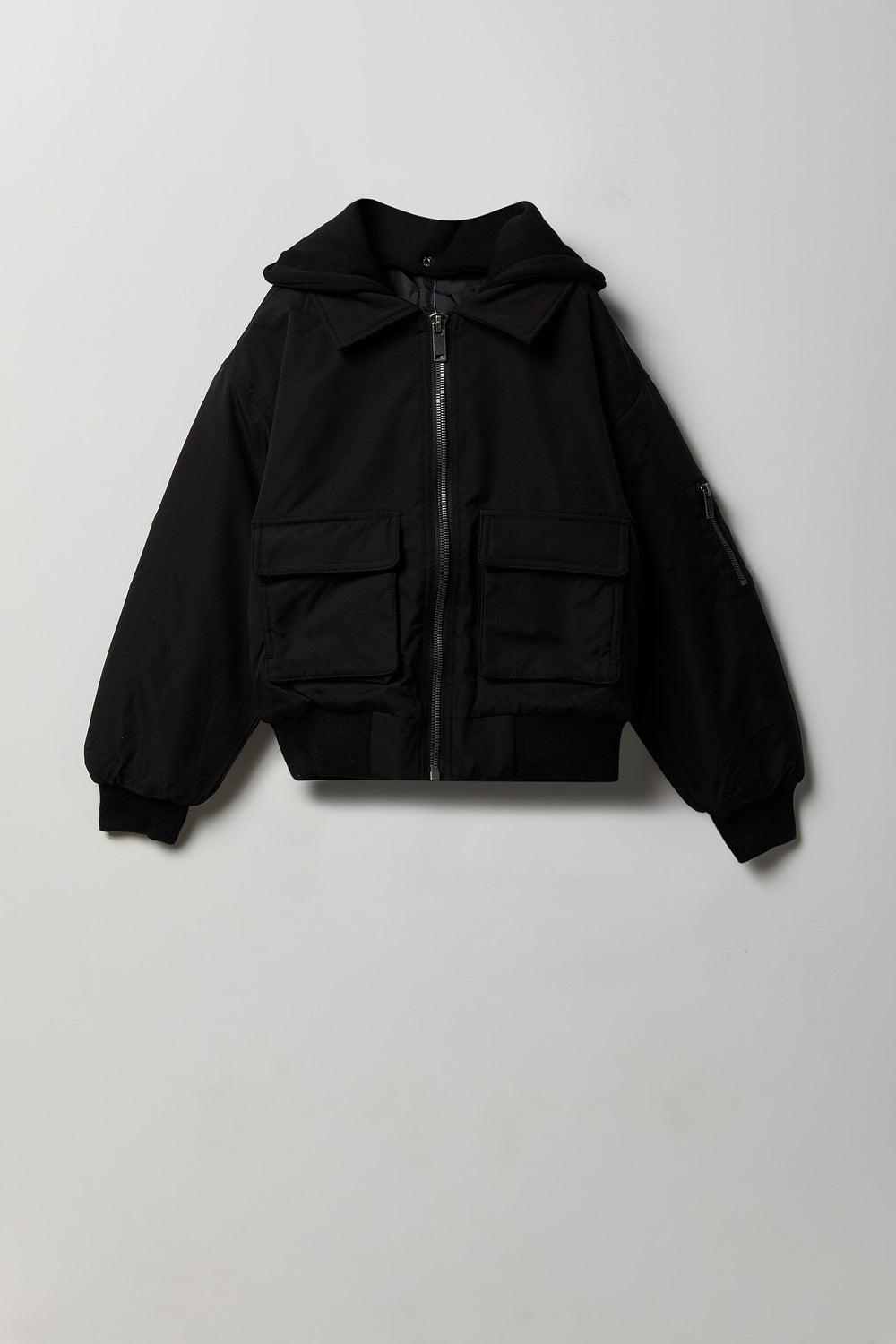 Youth Hooded Bomber Jacket Youth Hooded Bomber Jacket