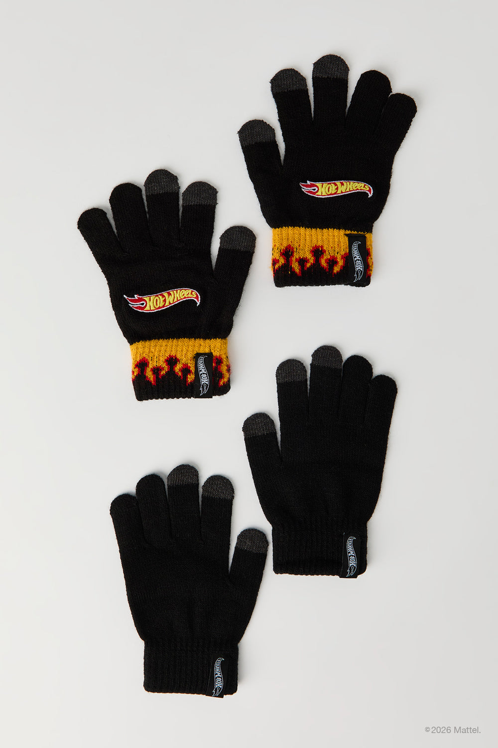 Gants tactiles Hot Wheels junior paquet de 2 Gants tactiles Hot Wheels junior paquet de 2