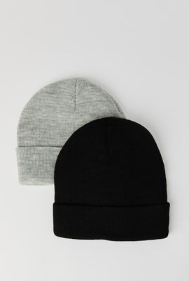 Youth Knit Beanie 2-Pack