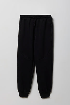 Jogger en scuba à poches zippées junior