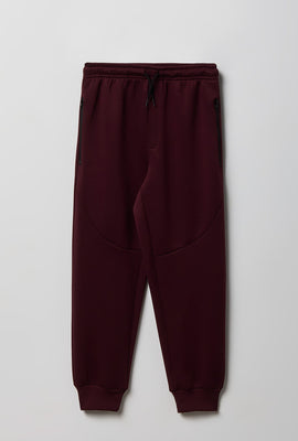 Jogger en scuba à poches zippées junior