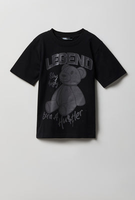 T-shirt imprimé ours en peluche junior