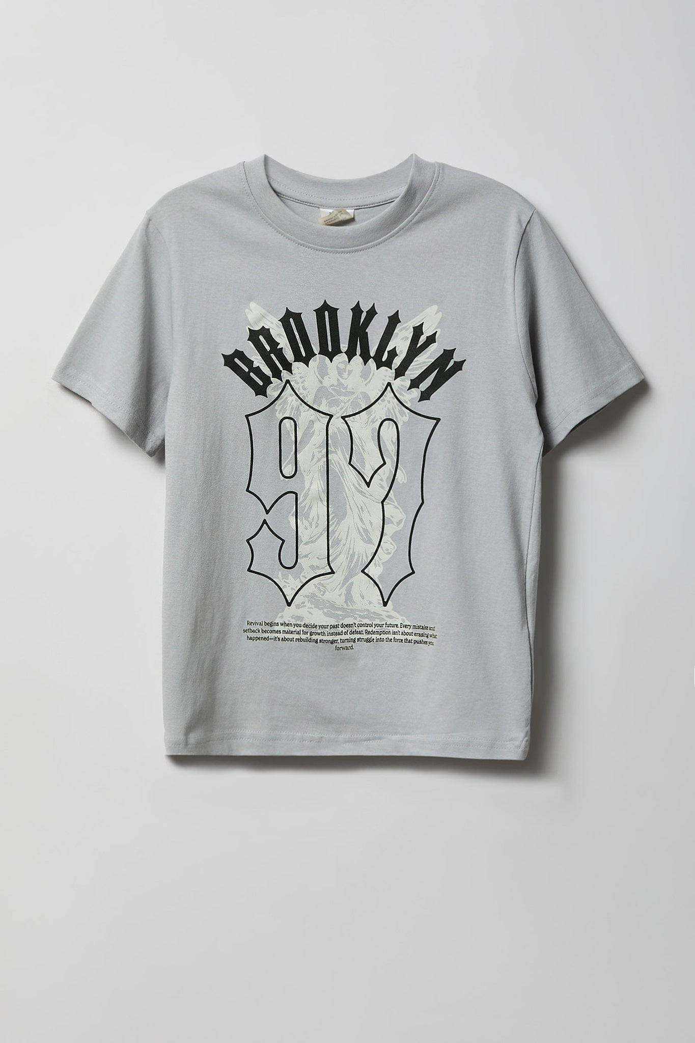 Youth Brooklyn 97 Graphic Tee - Light Grey /