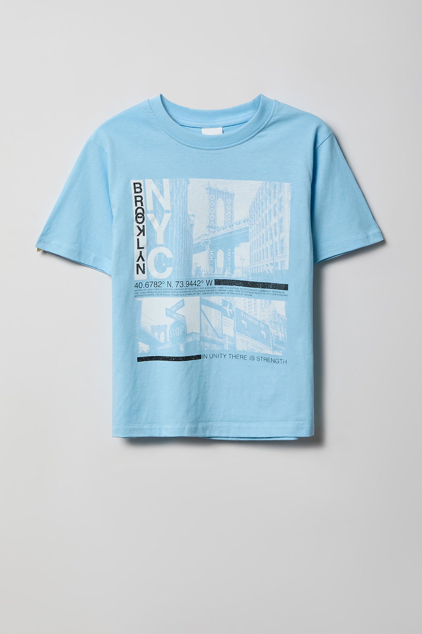 Youth Brooklyn NYC Graphic Tee - Blue /